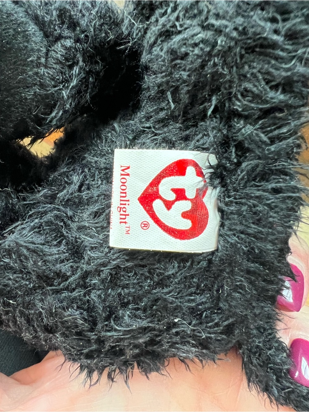 Ty Black Plush Cats with Orange Hats and Bows - Picture 6 of 11